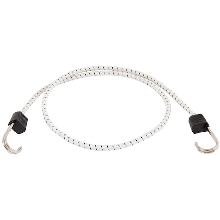 Keeper Keeper Black/White Bungee Cord 48 in. L X 0.315 in. 1 pk 06280Z